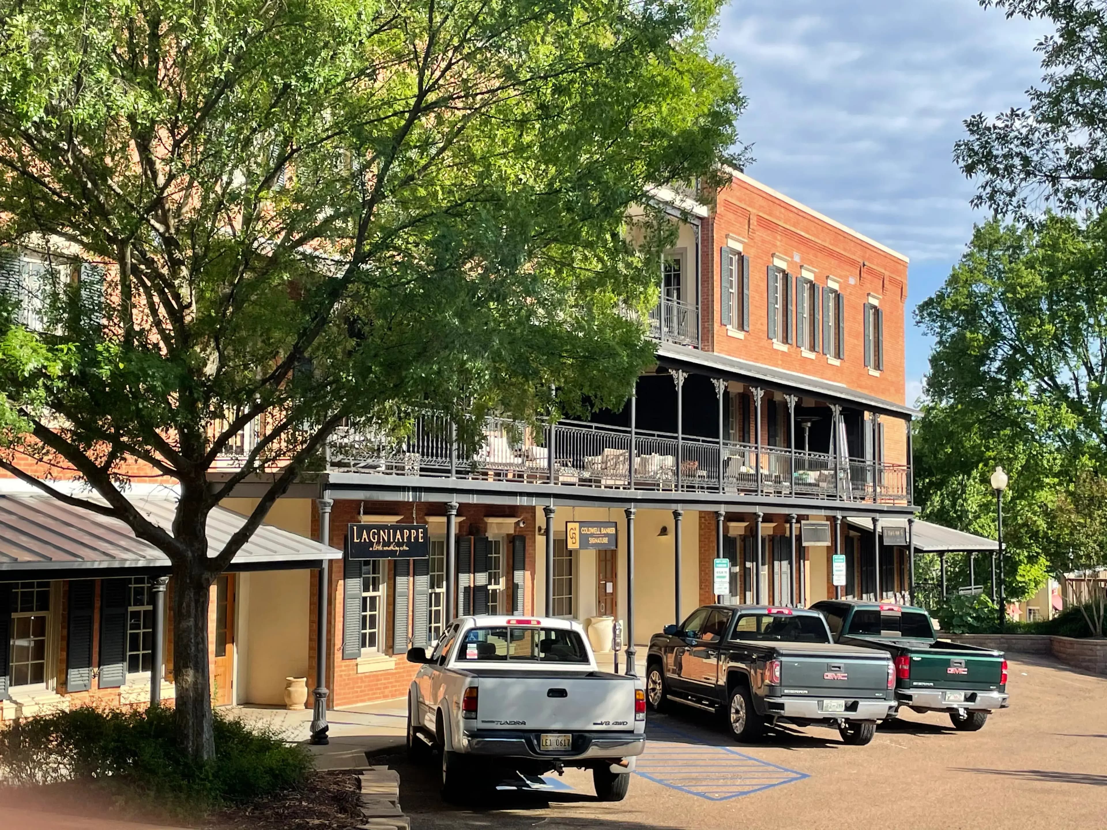 Historic buildings in downtown Oxford, Mississippi
